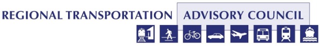 Regional Transportation Advisory Council Header