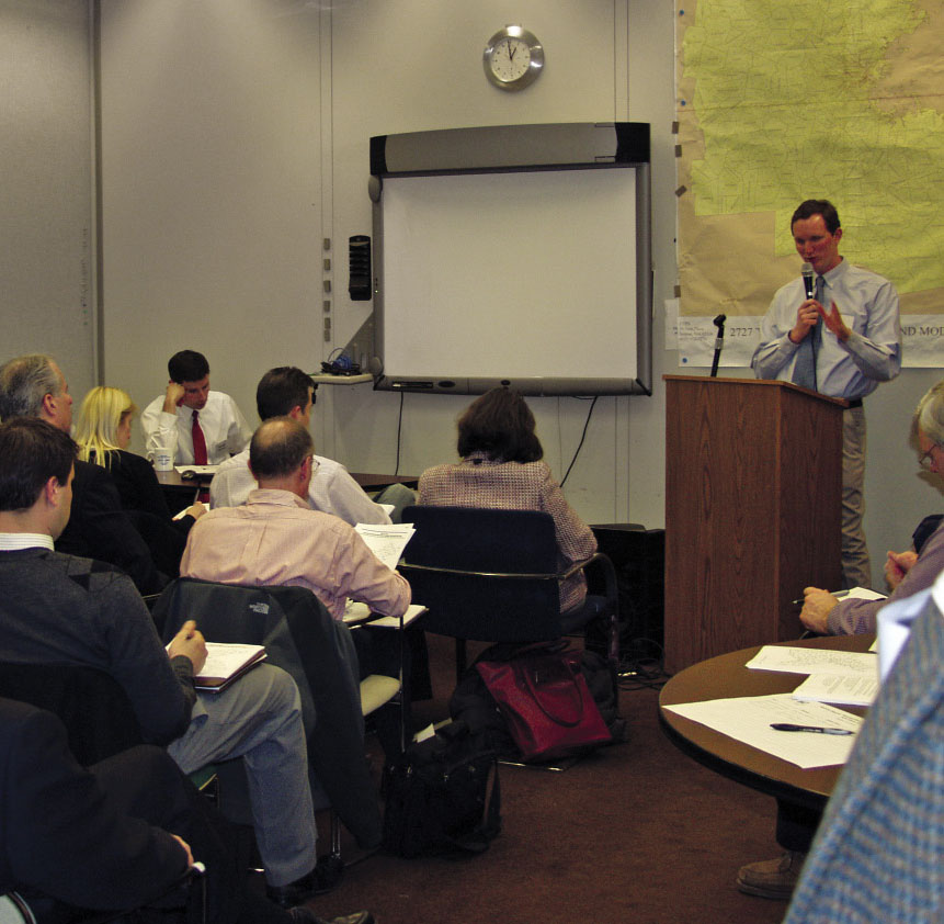 A picture of a MPO public meeting.