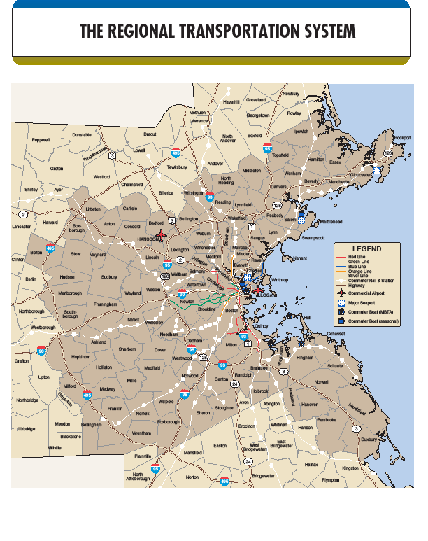 An image of the regional transportation system.