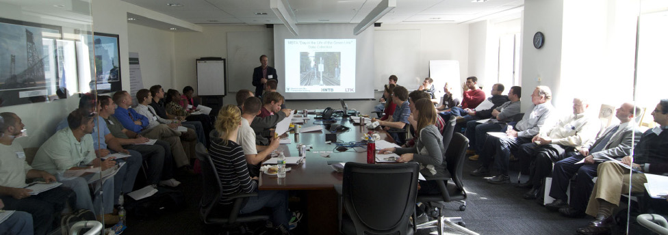 A picture of a public meeting.