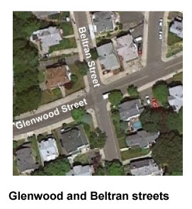 Photograph of Glenwood and Beltran streets intersection