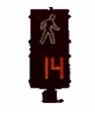 Title: Countdown Pedestrian Signal Head - Description: An example of a countdown pedestrian signal head.