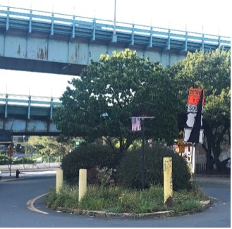 Figure 4
Northeast Corner of Intersection: Pedestrian Refuge Island