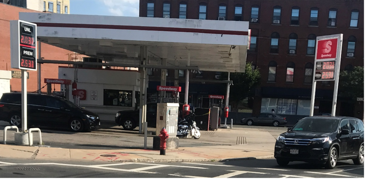 Figure 6
Speedway Gas Station on South Corner of the Intersection of Liberty and Washington Streets
