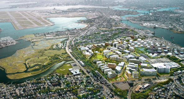 Image Courtesy of The HYM INVESTMENT GROUP, LLC. Suffolk Downs Redevelopment Project in Boston and Revere, MA.